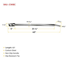 Mytee Products carbon-steel tip boosts torque stability during chain binder tightening.