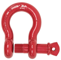 Alloy screw pin ensures quick, secure assembly during heavy lifting and towing operations.
