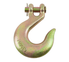 Close-up of forged carbon steel with anti-rust coating on Mytee slip hook.