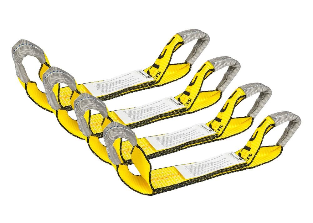 Mytee Products dog bone short strap pack of four for cargo securing.