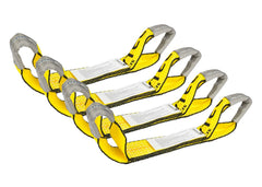 Mytee Products dog bone short strap pack of four for cargo securing.