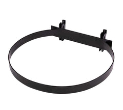 Mytee Products e-track bucket holder mounted on trailer frame showing secure 5-gallon bucket.