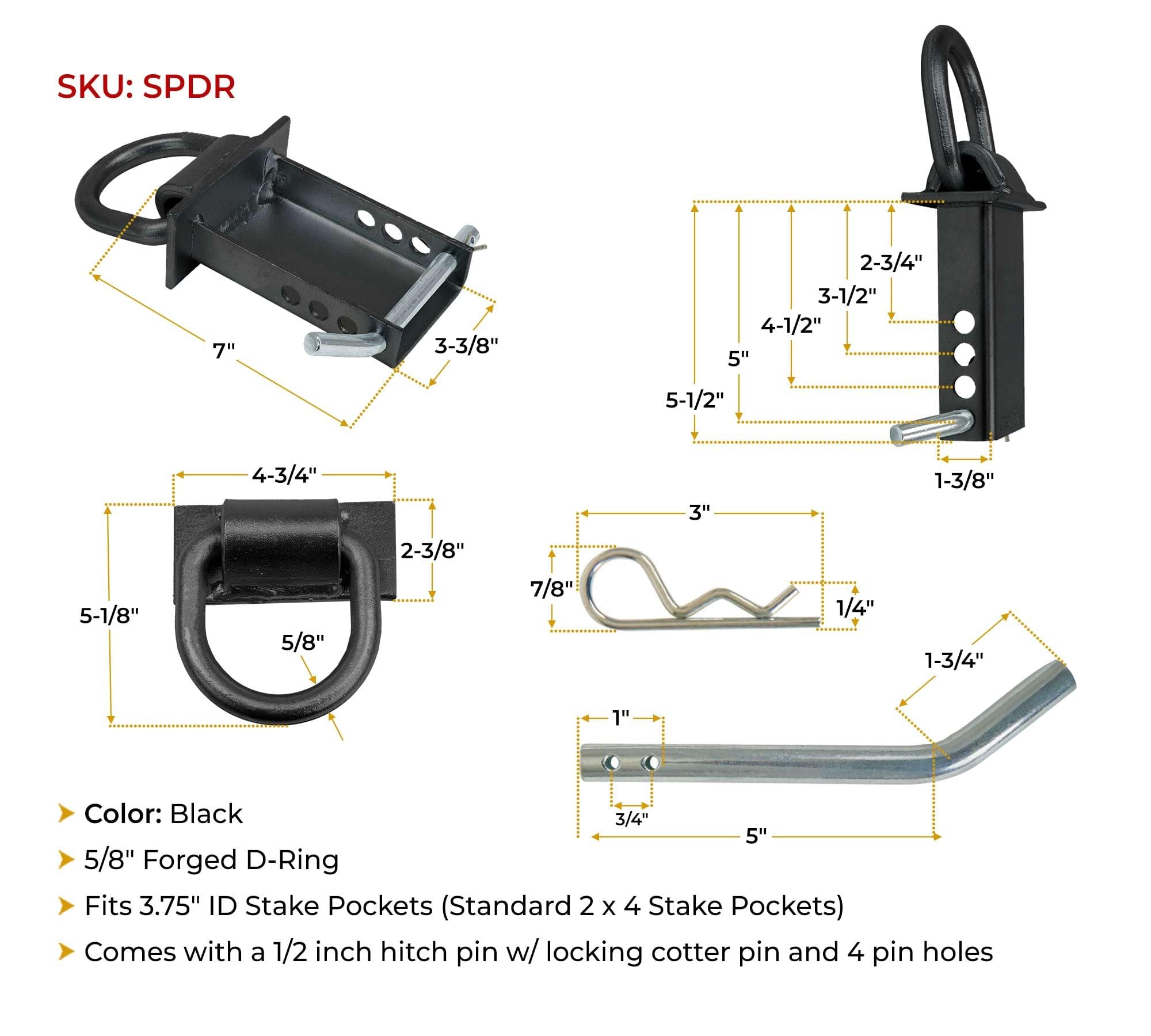 Rugged, heavy-duty design supports secure ties in practice.
