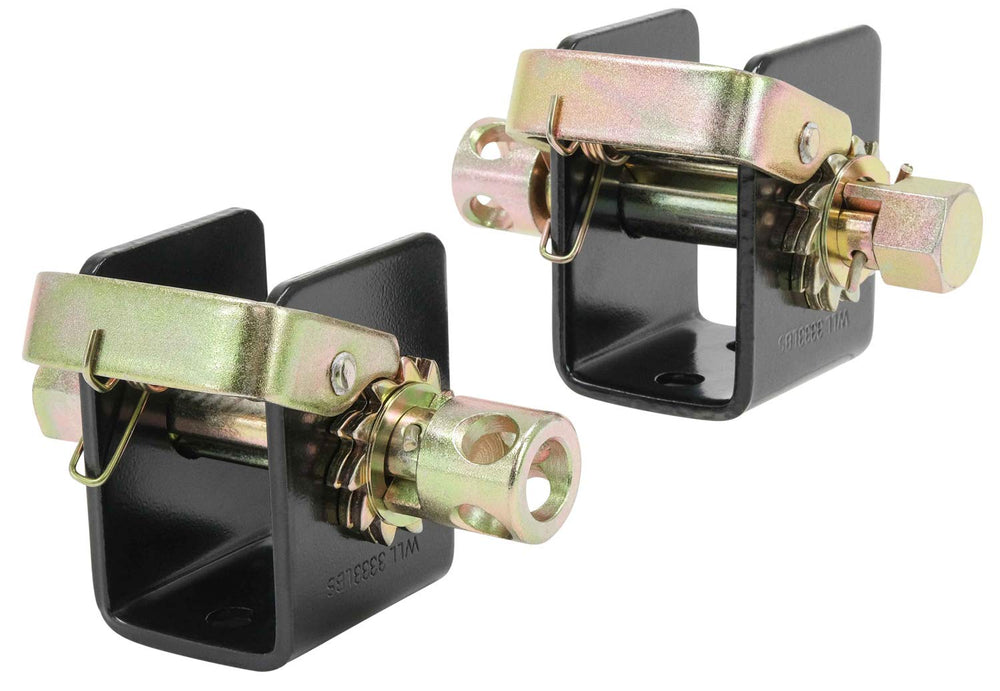 Mytee Products lashing winch 2in right bolt-on in use securing a load