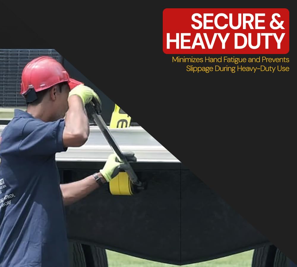 Mytee Products slip-resistant tip keeps operation secure while loading.