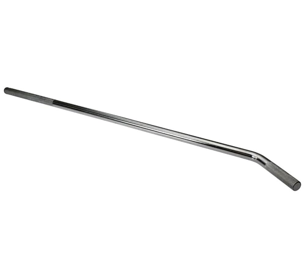 Tapered polished steel tip of the winch bar enabling slip-resistant operation.