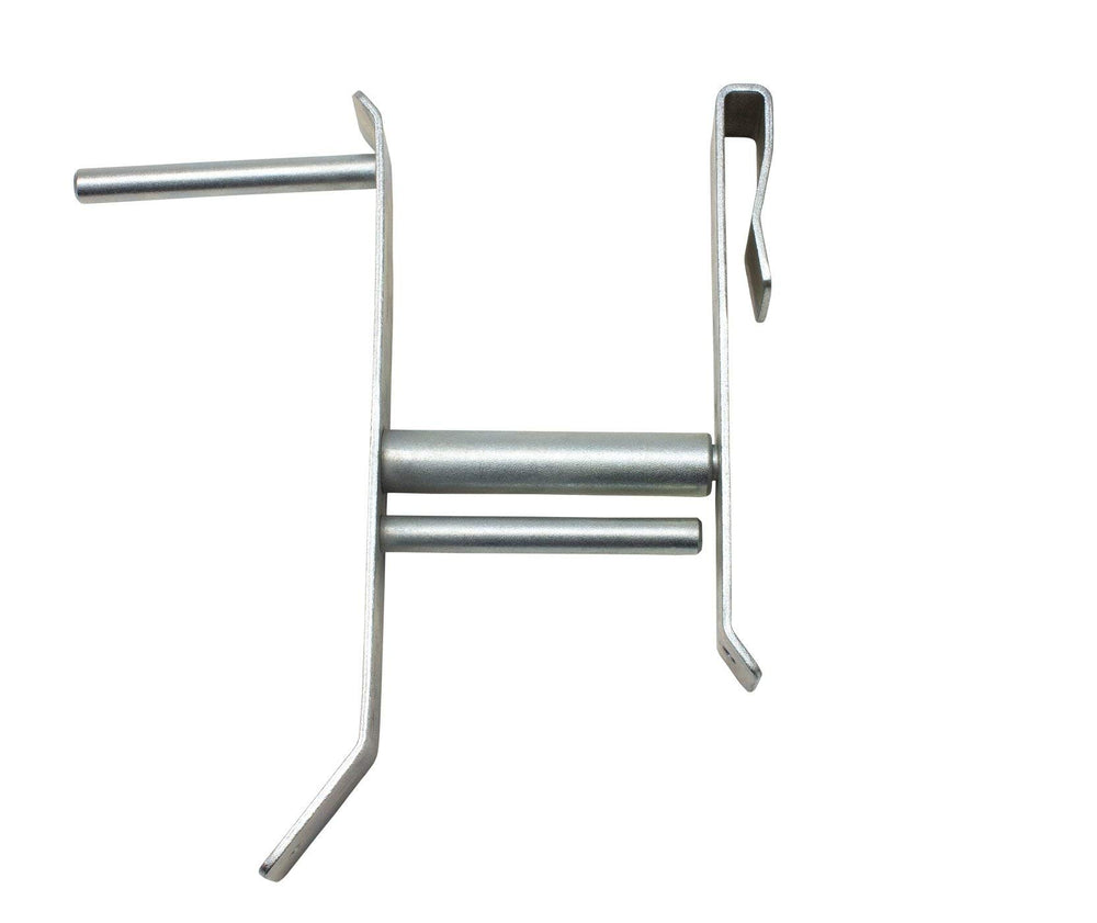 Mytee Products steel winch strap winder neatly coils 2-4 inch straps to save space.