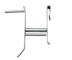 Mytee Products steel winch strap winder neatly coils 2-4 inch straps to save space.