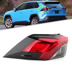 MZORANGE tail light for Toyota RAV4 left driver side with plug-and-play installation.