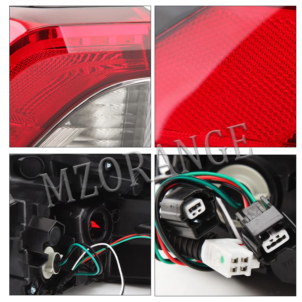 MZORANGE tail light RAV4 lens surface coating protects against hazing.