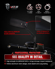 MZS clear HD glass provides sharp daytime and nighttime visibility