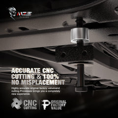 MZS differential drop kit on Sequoia supports height changes for steady handling.