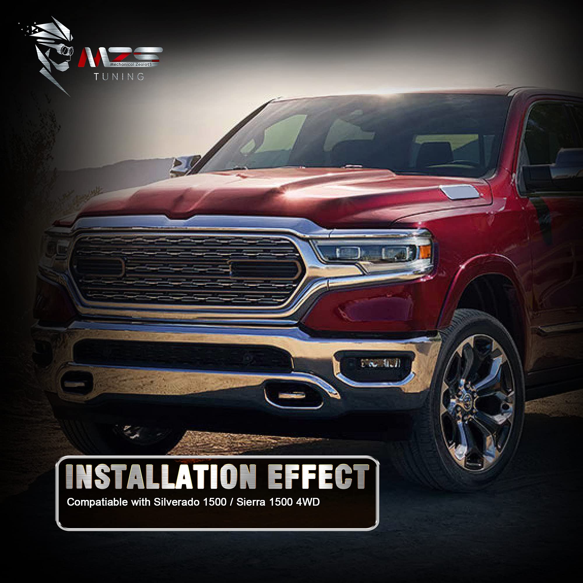 Possible vibration reduction with MZS differential drop kit during driving