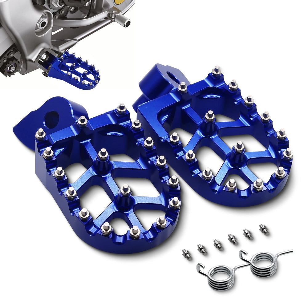 Rider experiences steadier footing and control with MZS MX foot pegs