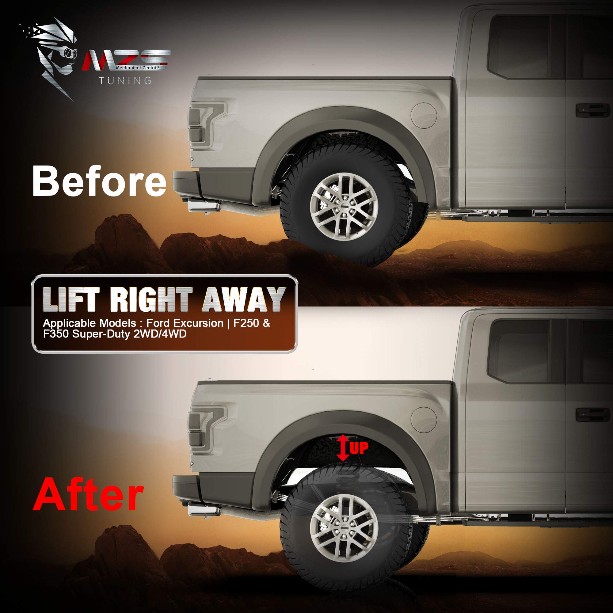 Compatibility: fits 1999–2024 F-250/F-350 and 2000–2005 Excursion.