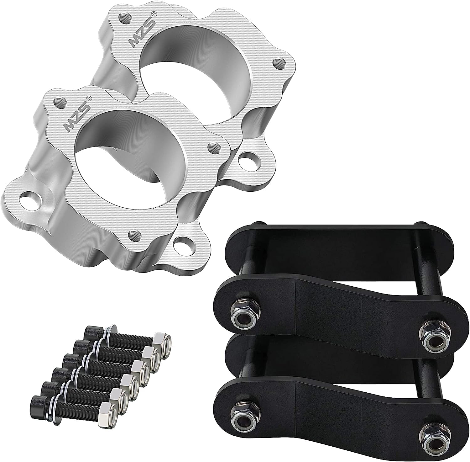 MZS leveling kit front strut spacers 3in improve clearance and tire fitment