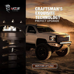 MZS rear lift shackles 2in raise the rear for balanced stance and wheel fit