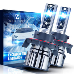 N Nordlichter H13 9008 bulbs pack delivers high brightness for safer night driving.