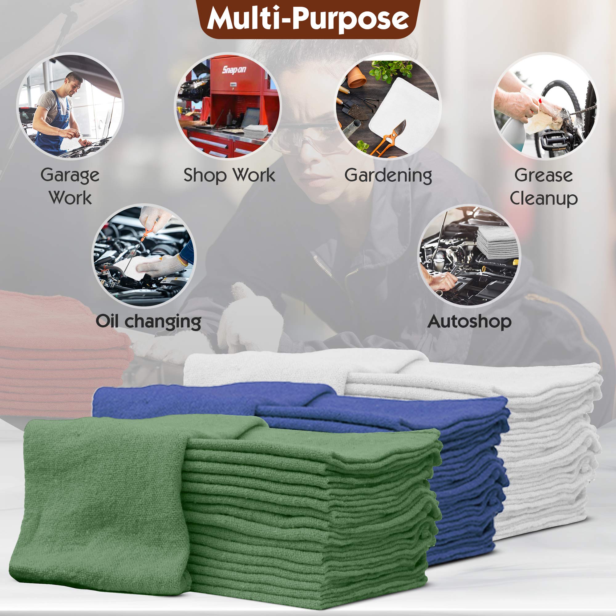 Nabob Wipers lint-free towel cleaning spills without fibers for grease and paints