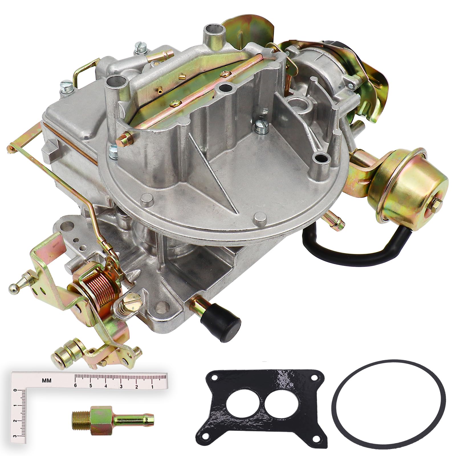 NACHUAN 2100-2150 carburetor top view shows dual 2-barrel layout for reliable flow.