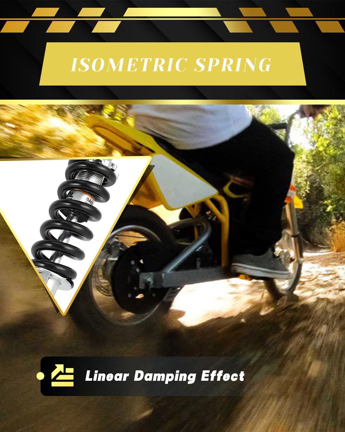 NACORE MX650 dirt-bike fitment image shows versatile compatibility with multiple pit bikes