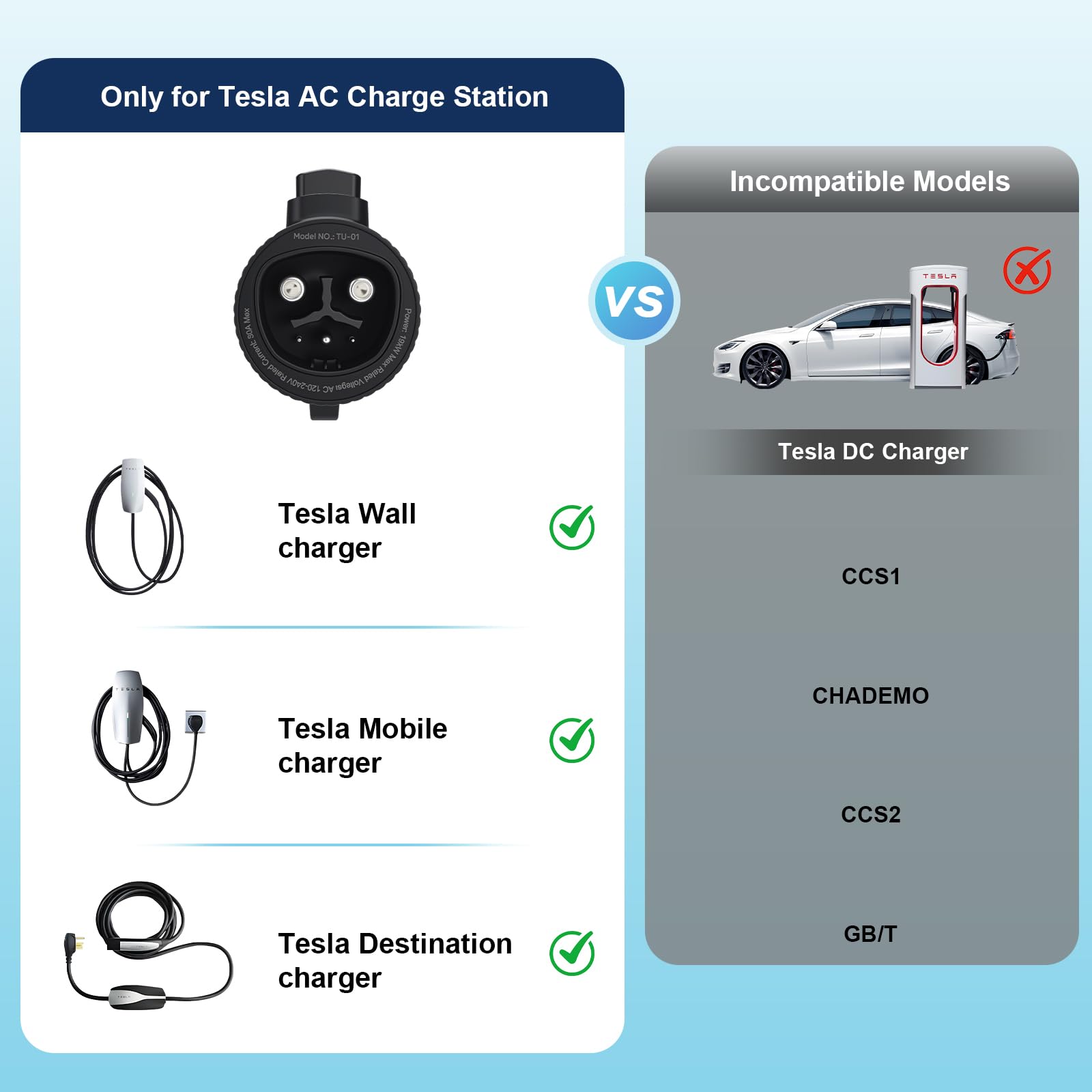 NACSTOCCS NACS to J1772 adapter travel-ready for flexible on-the-go charging.