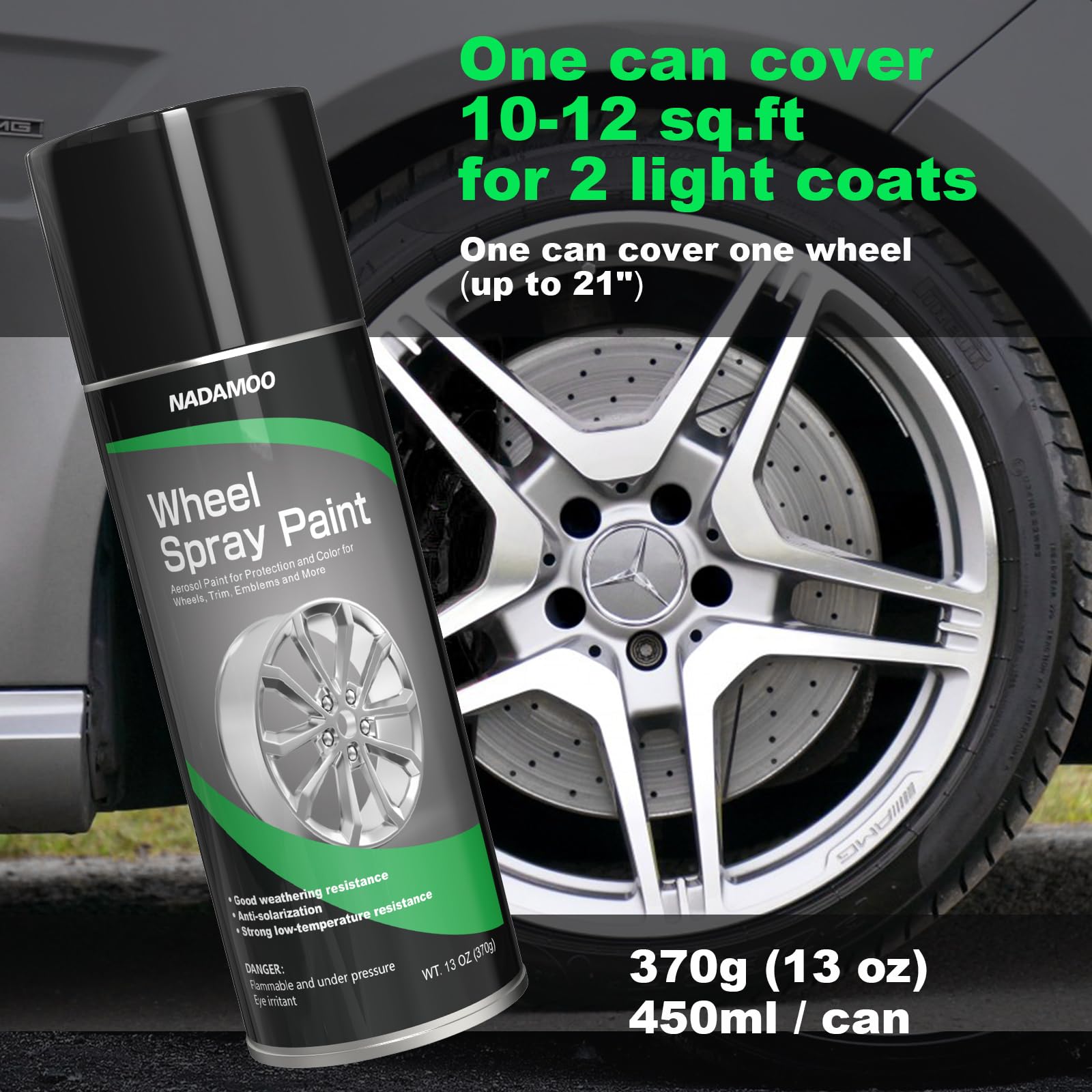 NADAMOO one can covers up to 10-12 sq ft with two light coats