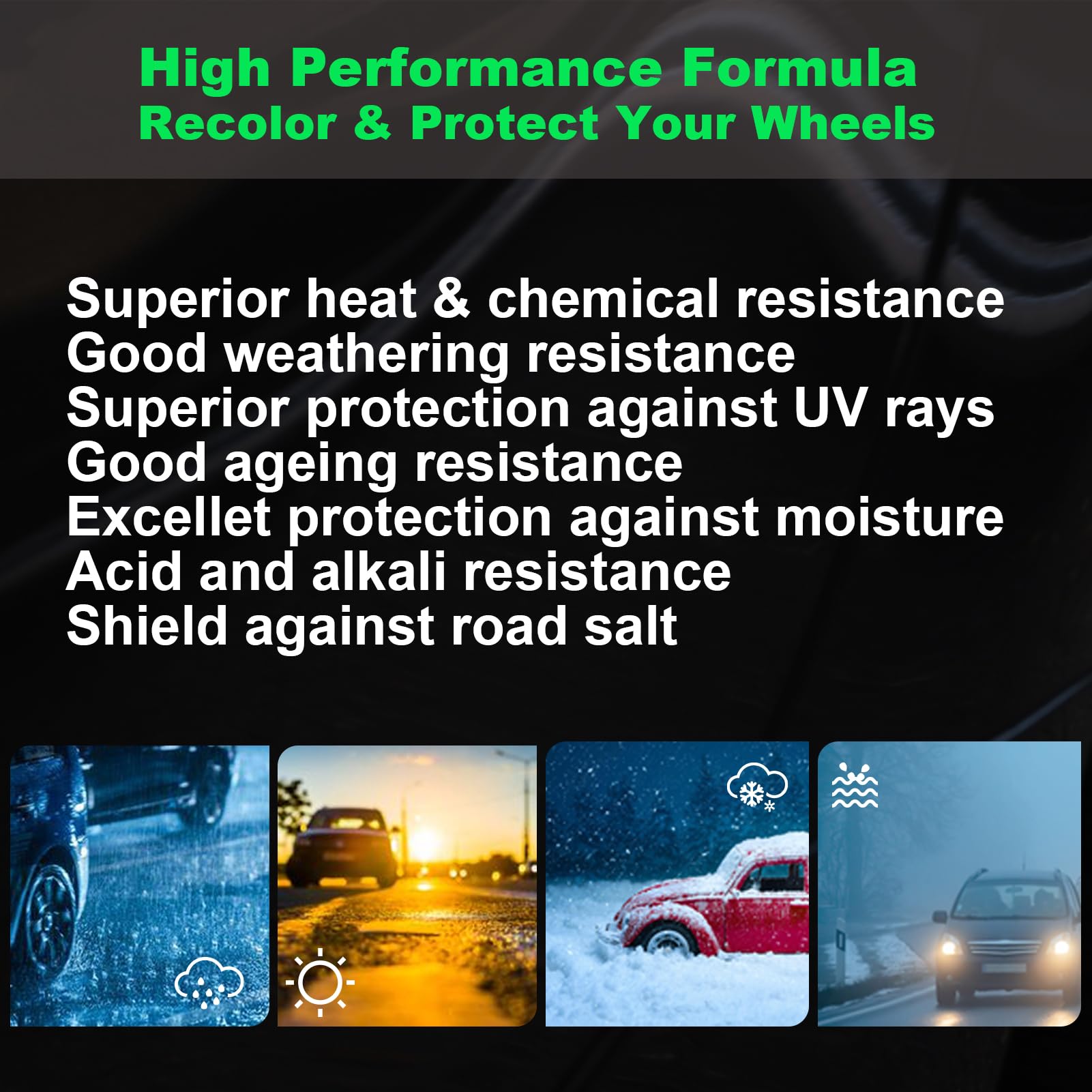 NADAMOO fast-dry wheel paint that dries to the touch in 30 minutes.