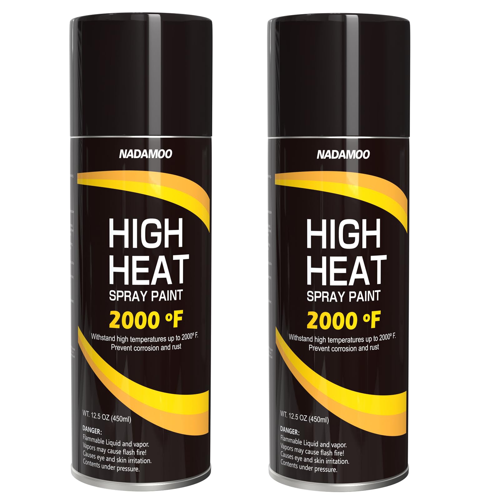 NADAMOO high heat spray paint can close up for durable metal coating
