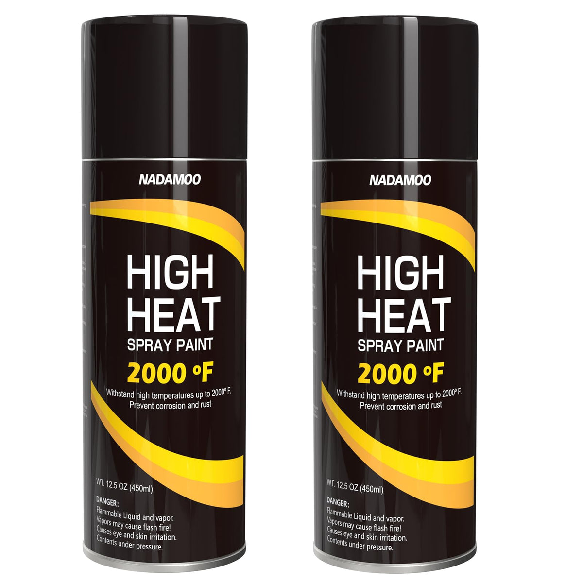 NADAMOO high heat spray paint can close up for durable metal coating