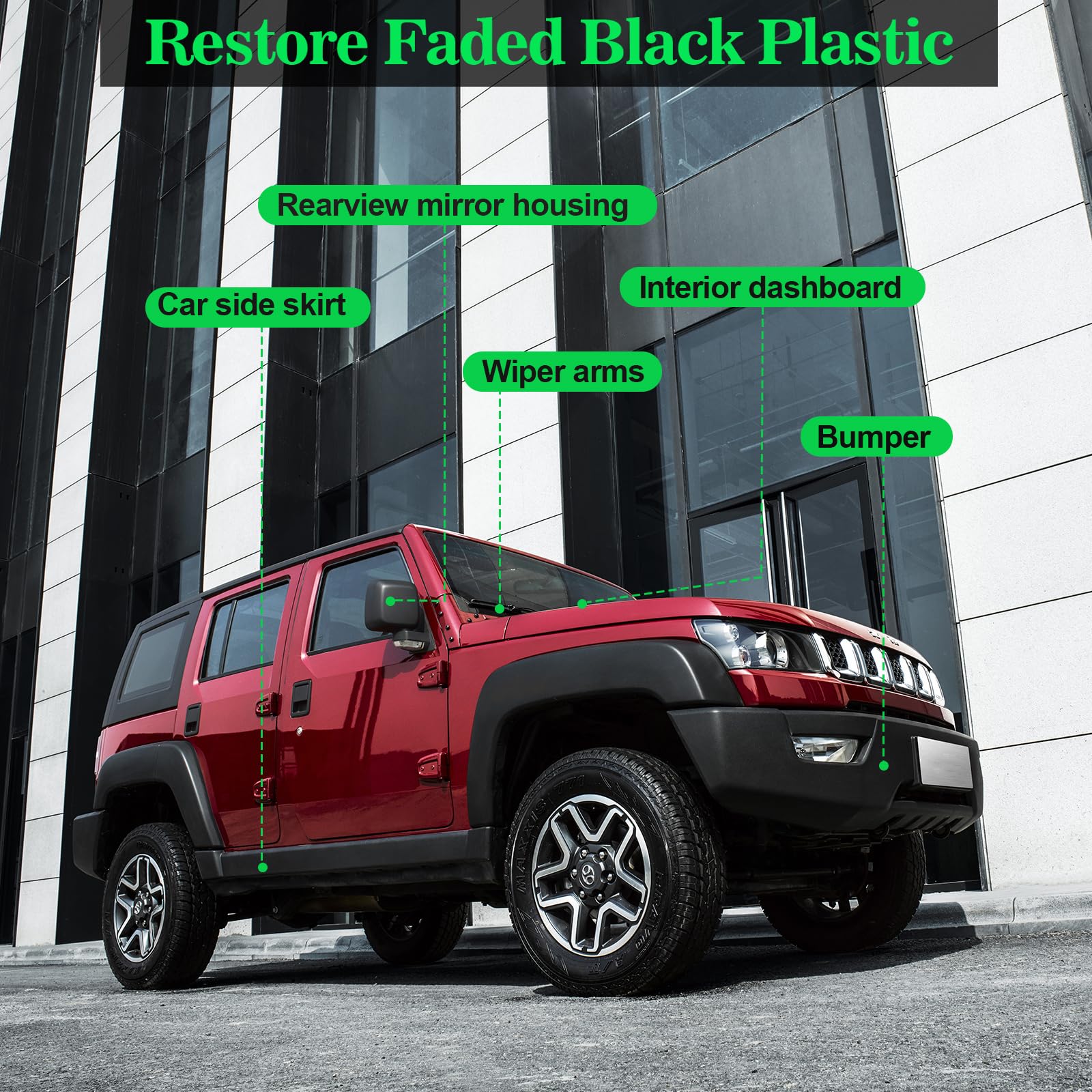 NADAMOO Plastic Restorer interior-trim renewal for a cohesive cabin look.