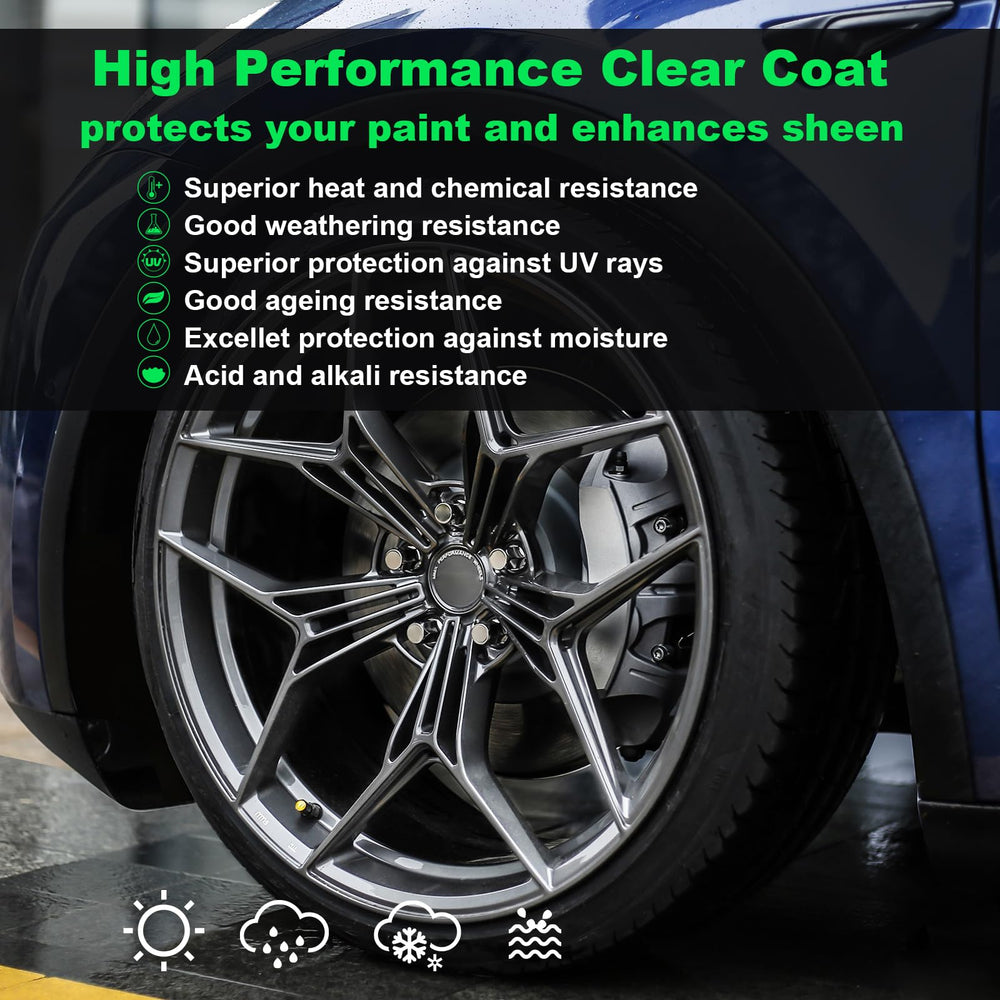 NADAMOO wheel clear coat provides UV and chemical resistance for shiny rims.