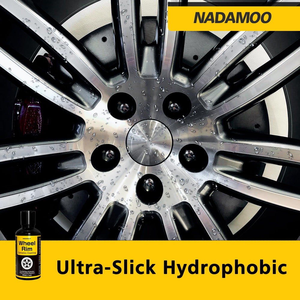 NADAMOO glossy rims after coating show a smooth, beaded finish.
