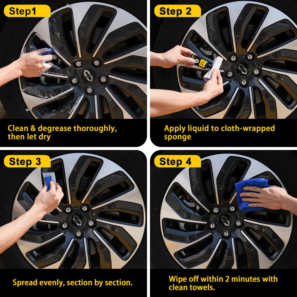 NADAMOO heat-resistant ceramic coating safeguards rims under brake heat.