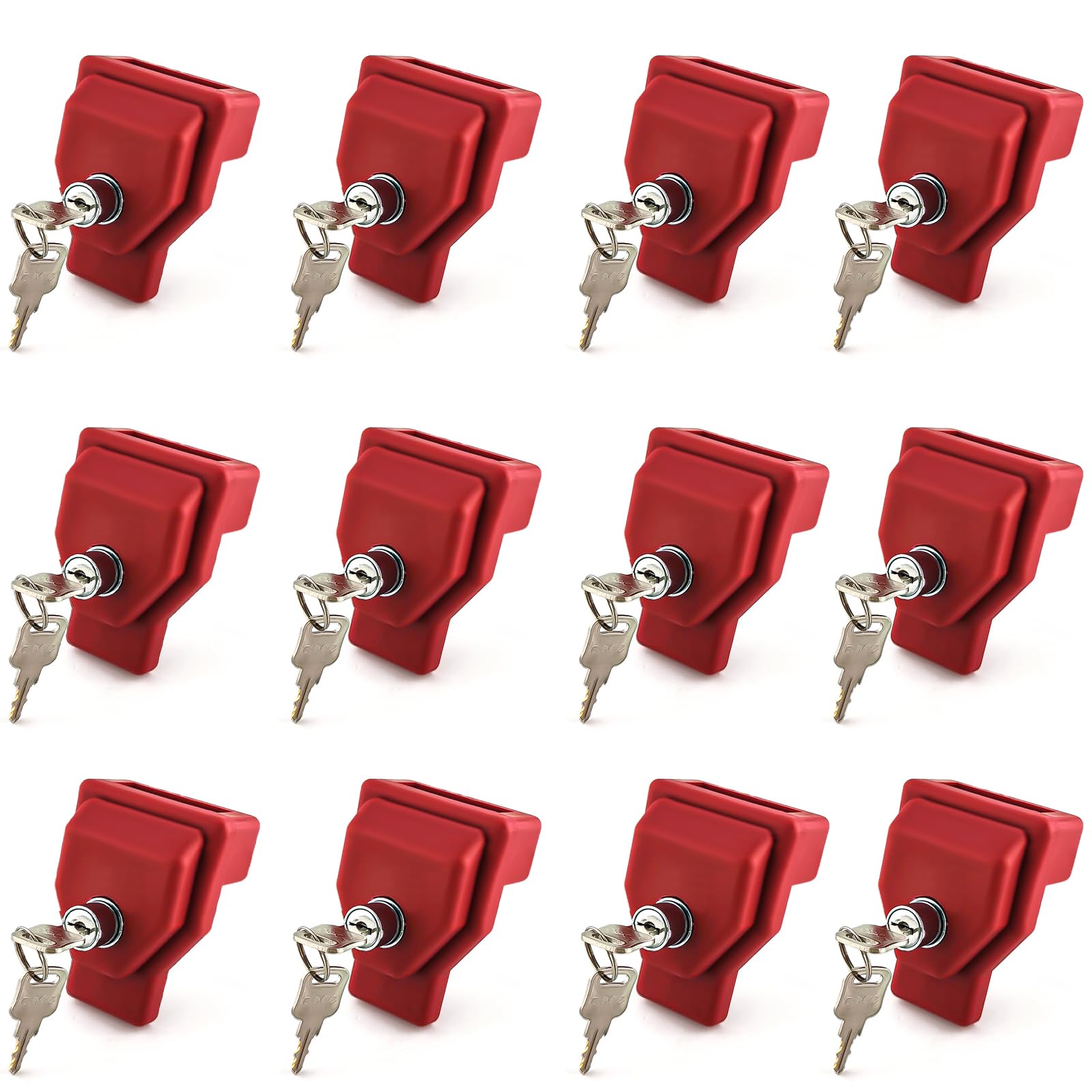 NAKANEKO plastic gladhand lock front view enhances trailer security during loading