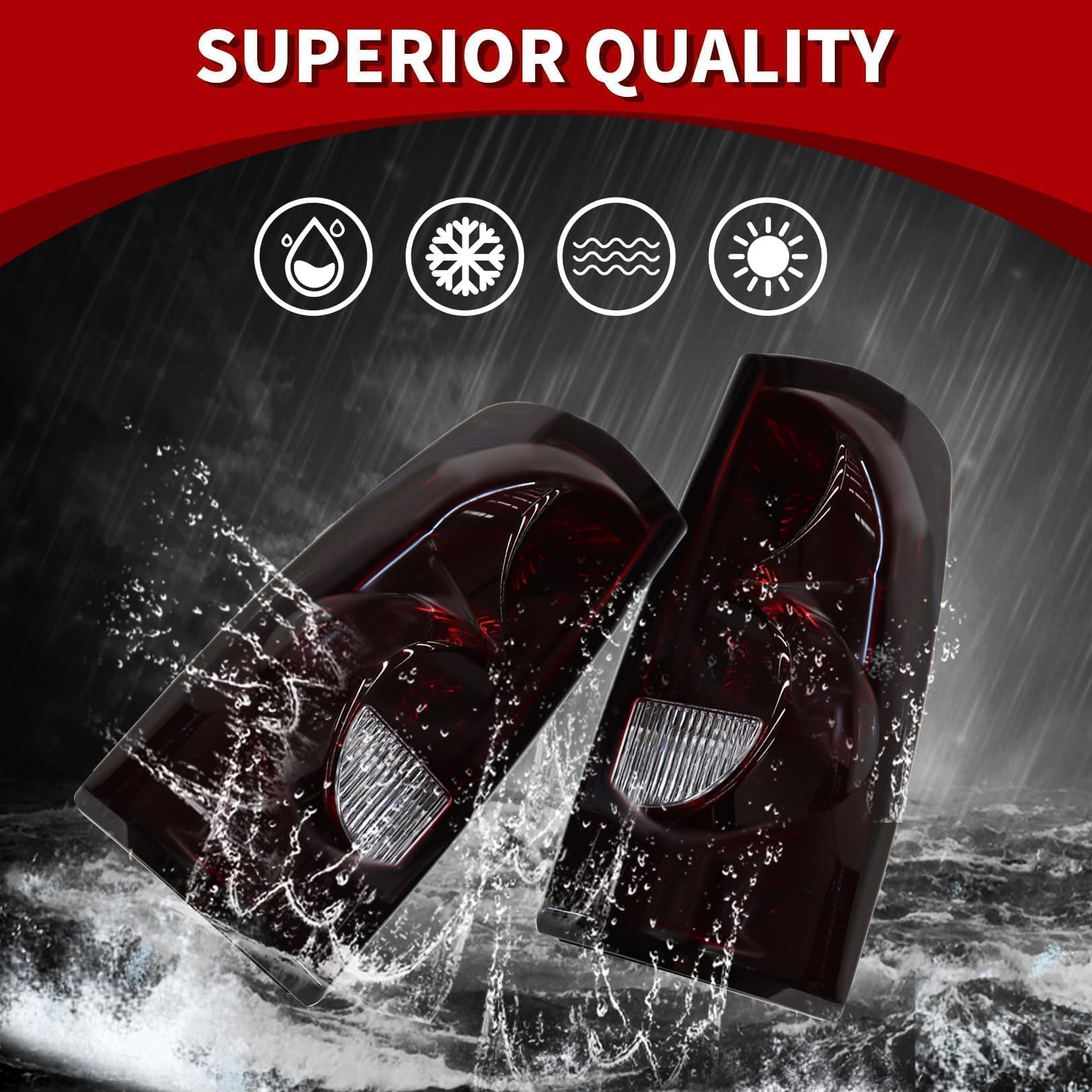 Nakkaa 2003-2006 Silverado tail-light installation guide included.