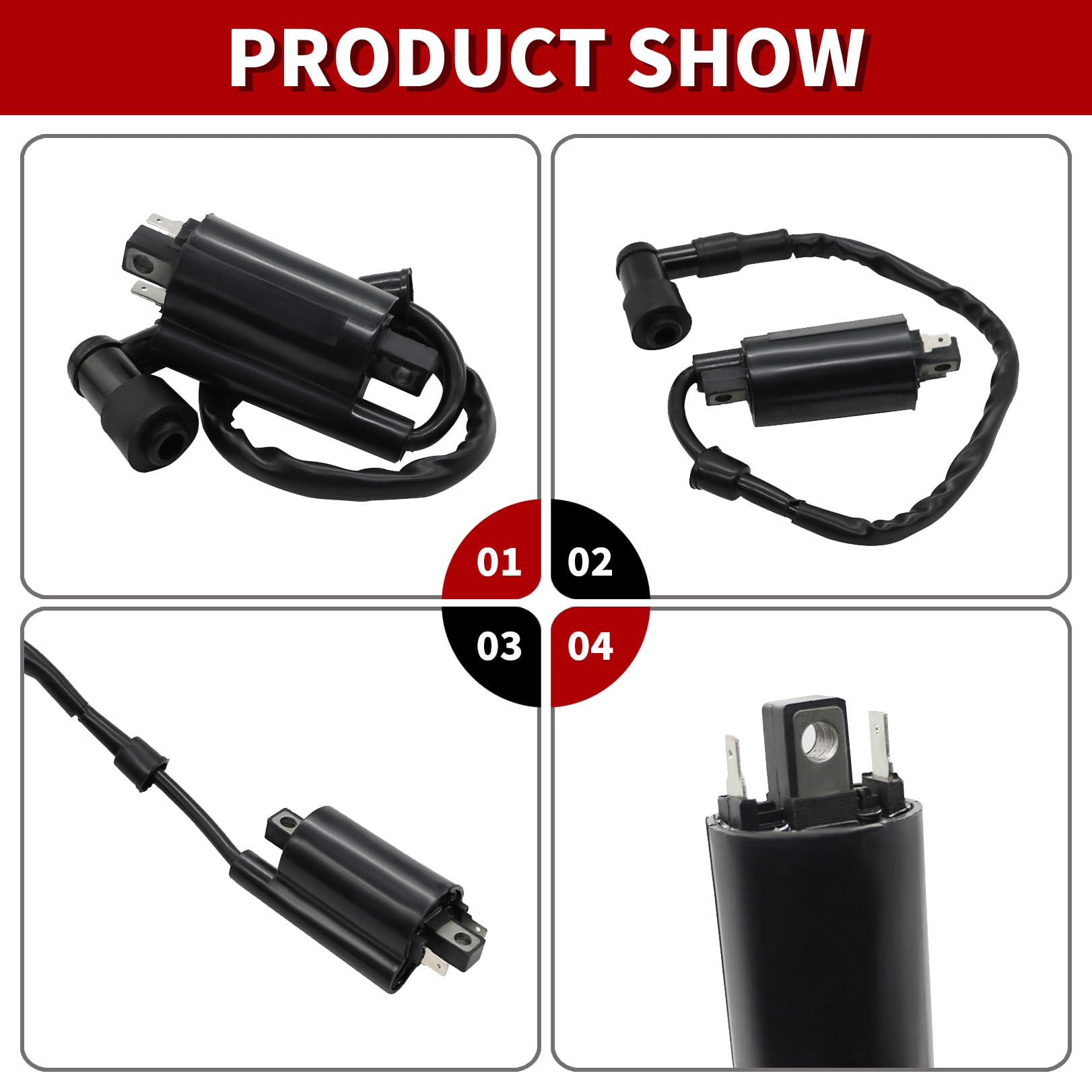 Nakkaa AM120732 ignition coil demonstrates durable materials and efficient heat dissipation.