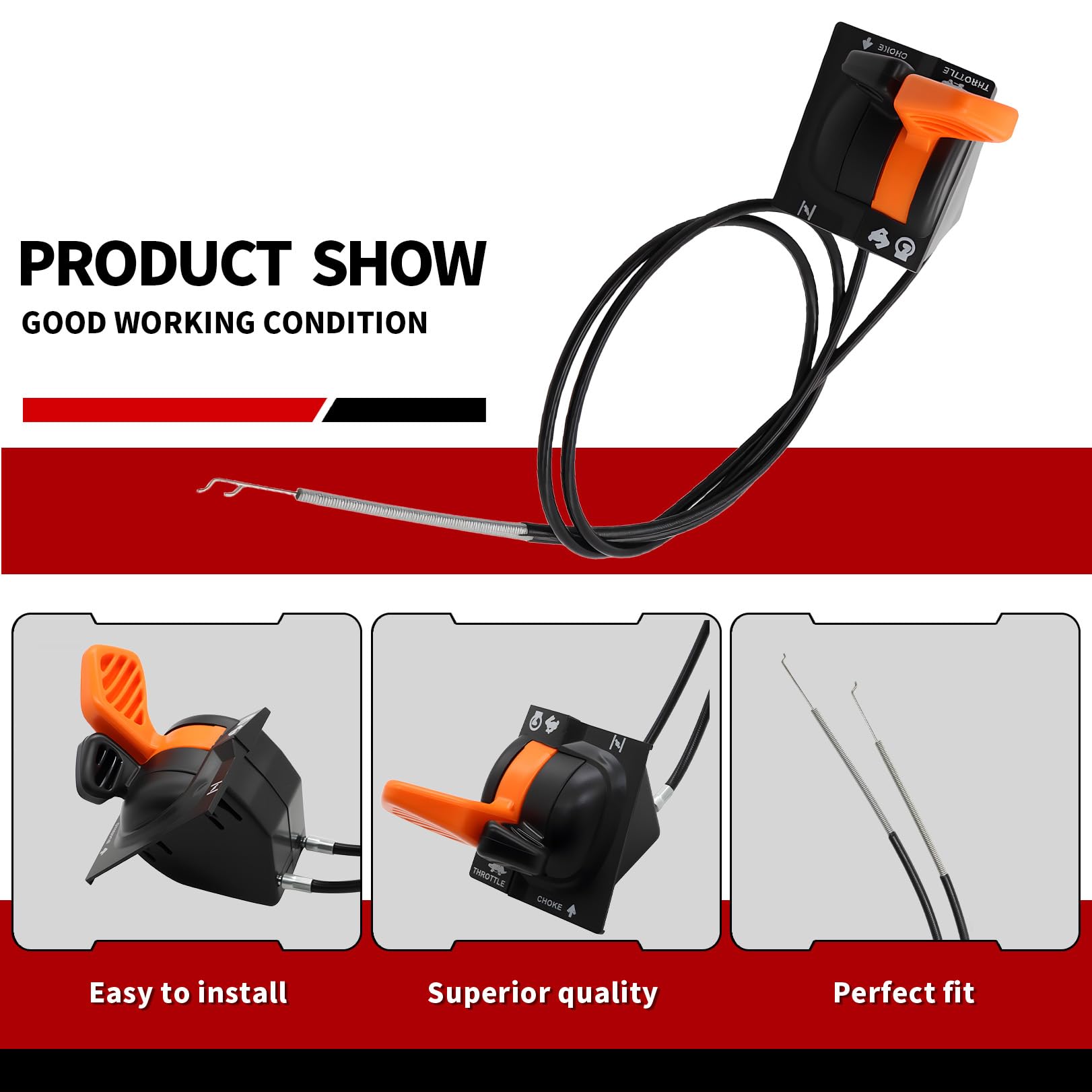 Nakkaa AM140333 easy installation demonstrated on a lawn mower