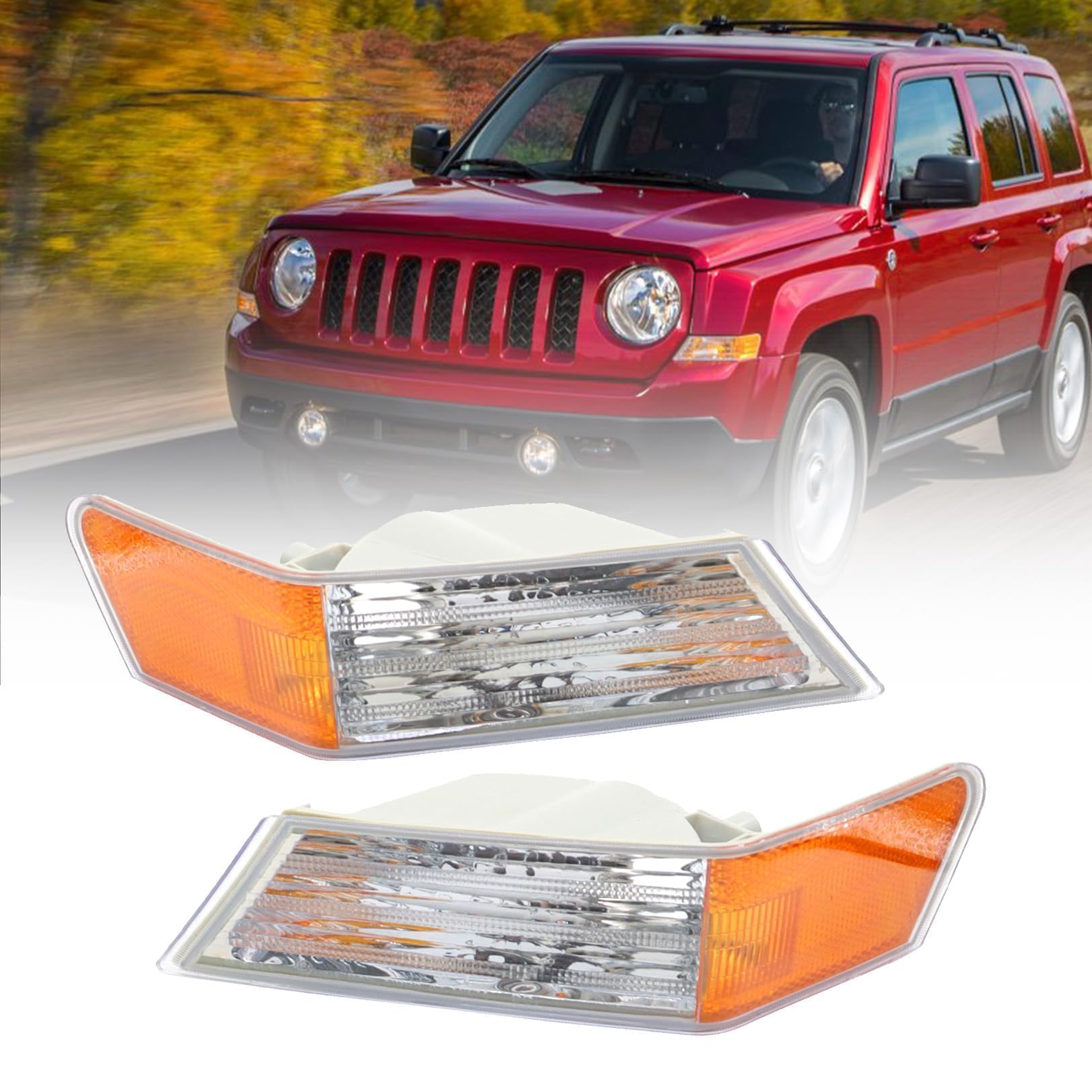 Nakkaa front turn signal cover kit shows durable construction