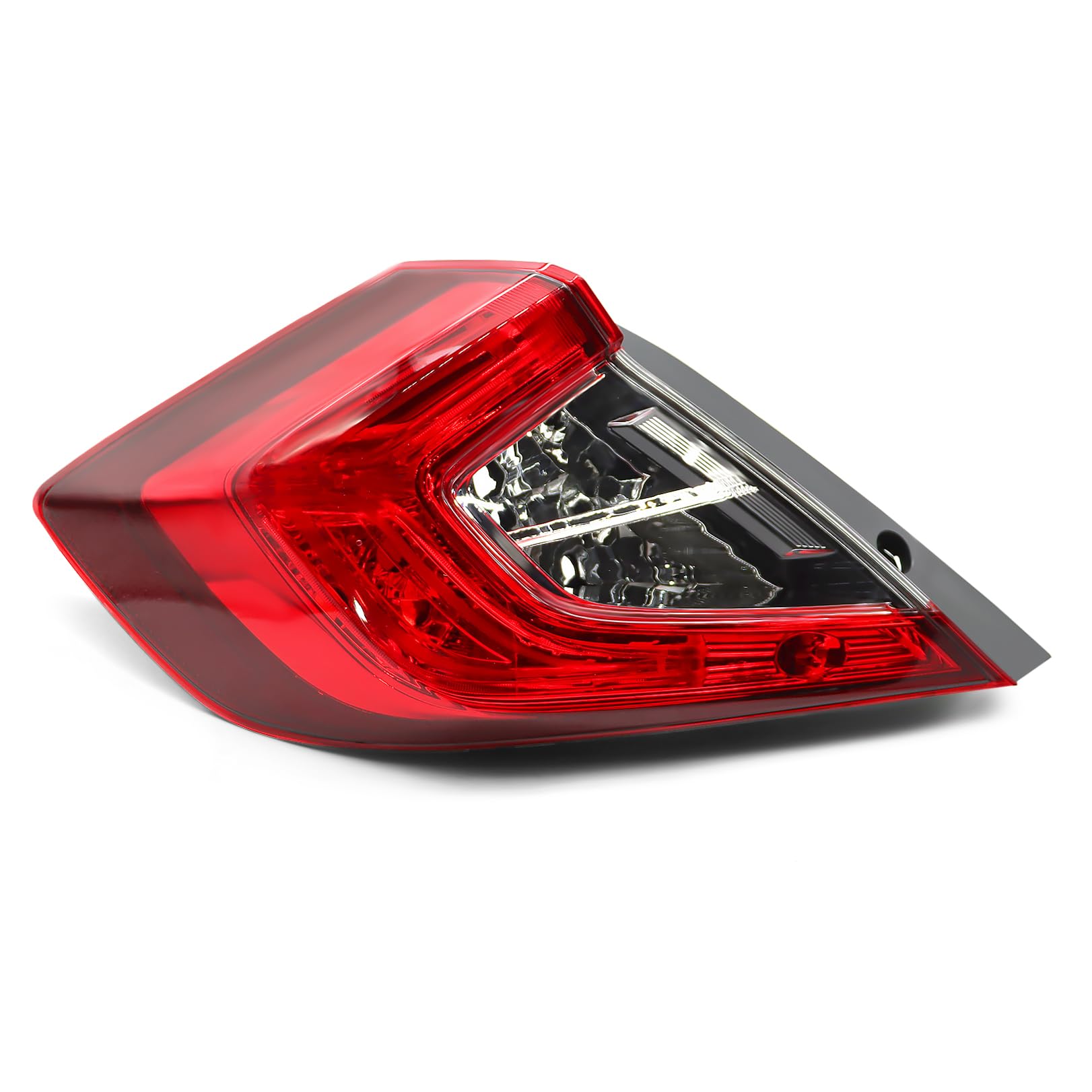 Nakkaa outer tail light for Civic left with red-crystal lenses improves night visibility