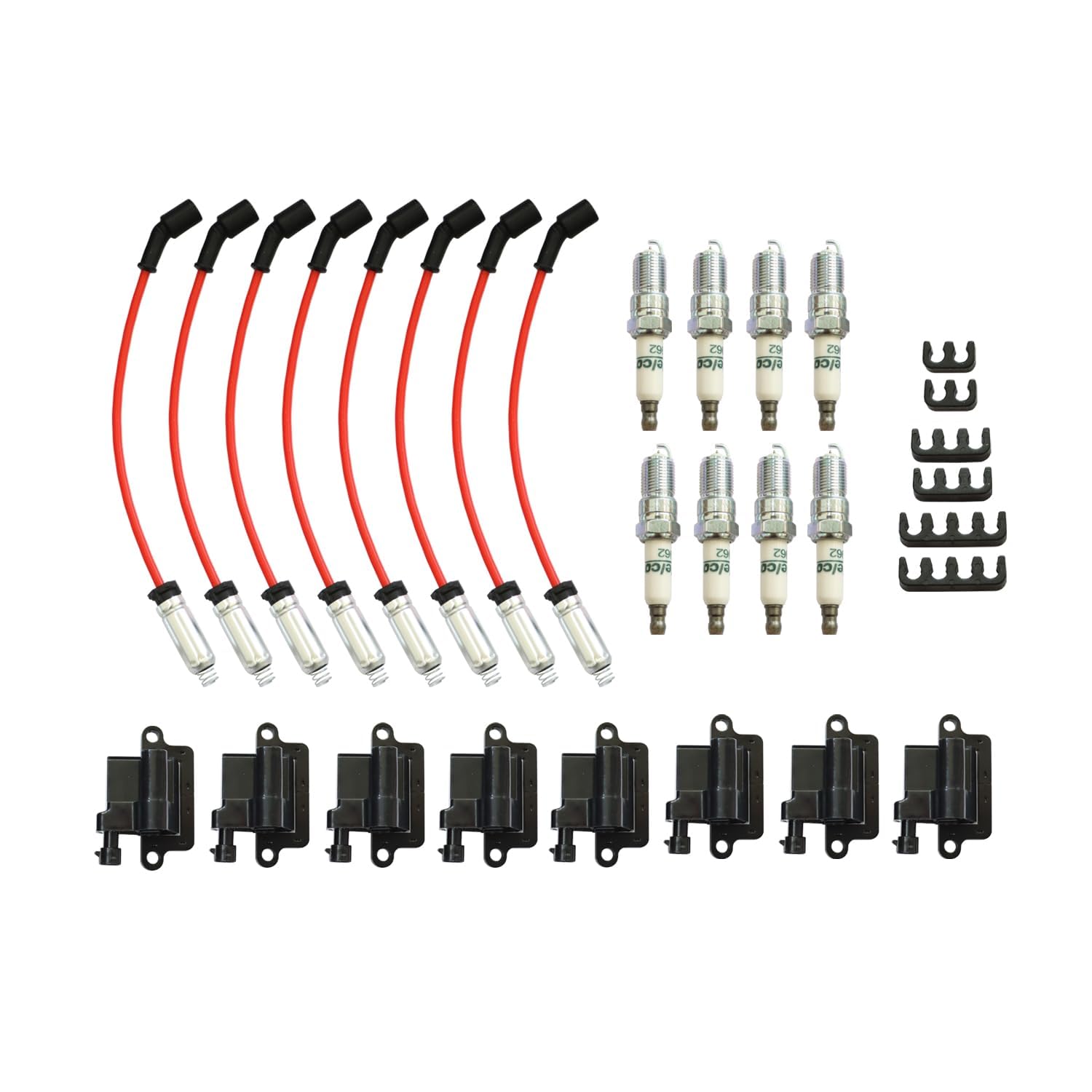 Nakkaa UF271 ignition coils 8-pack for reliable GM truck replacement.