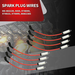 Nakkaa UF271 wires closeup showing durable spark delivery.