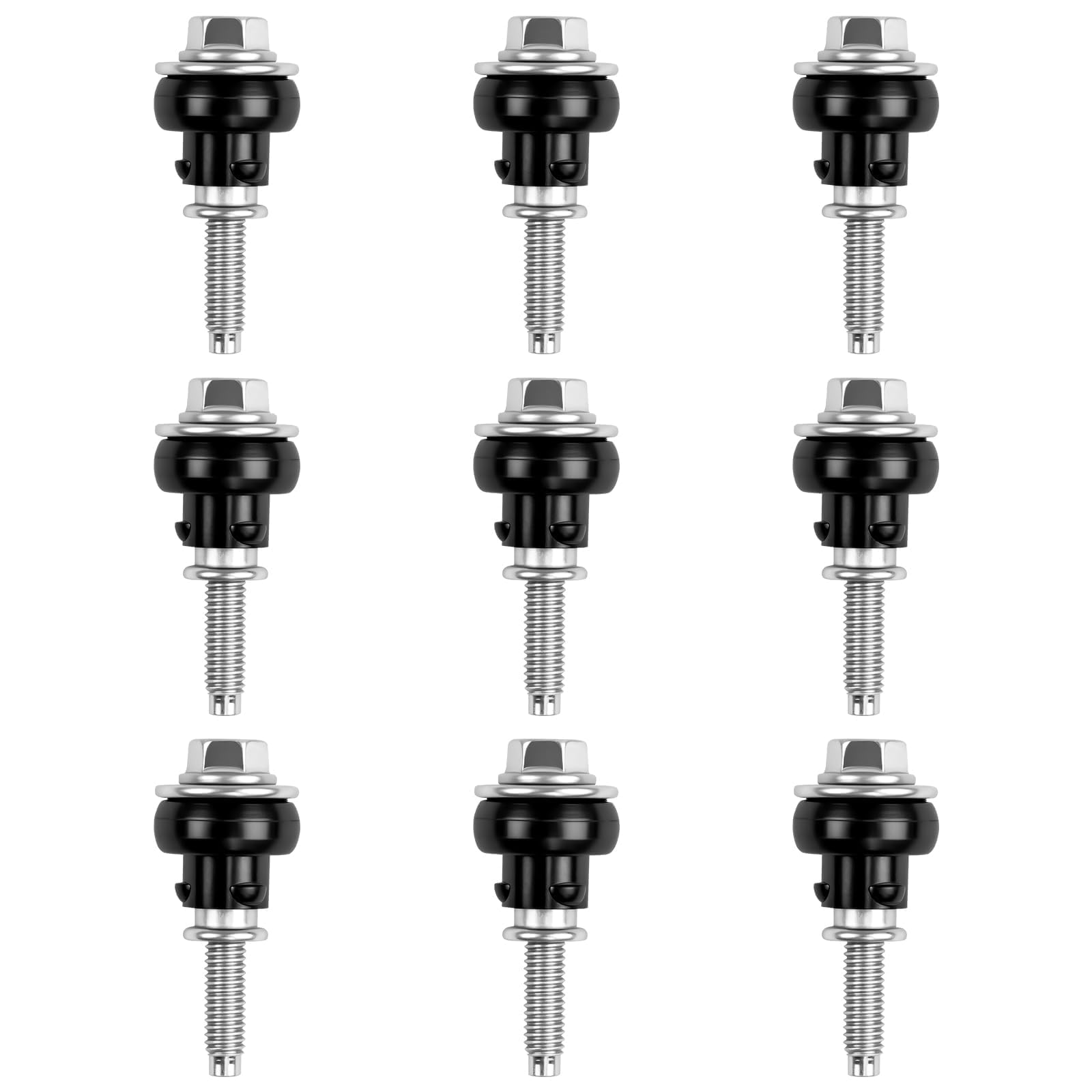Nakonic valve cover bolts 9pcs front view, ready for secure engine sealing.