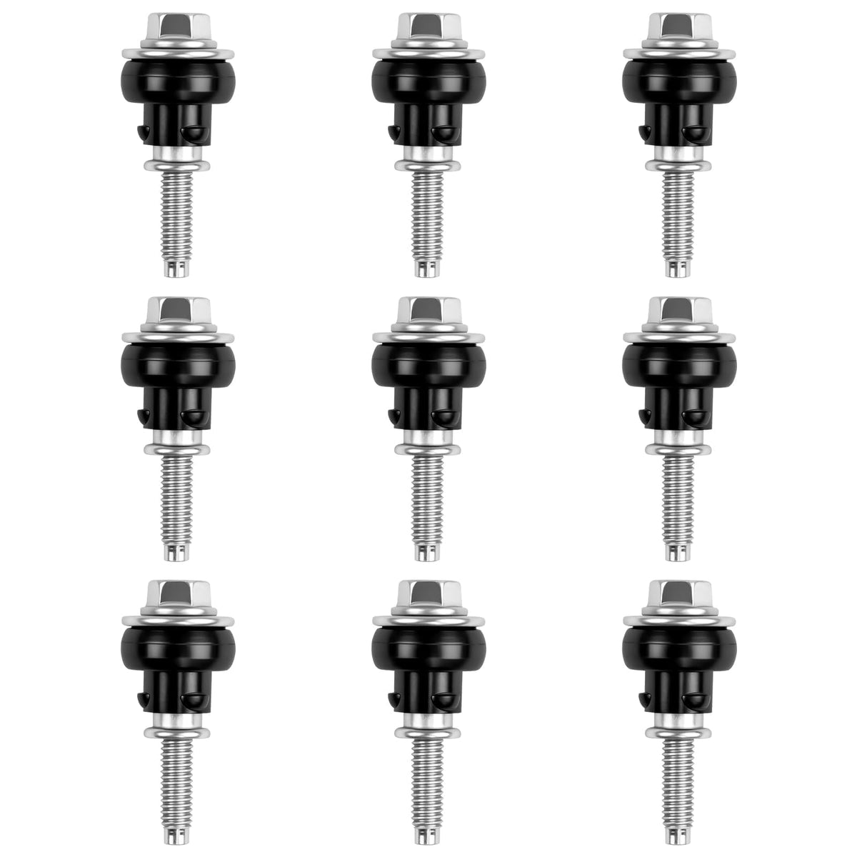 Nakonic valve cover bolts 9pcs front view, ready for secure engine sealing.