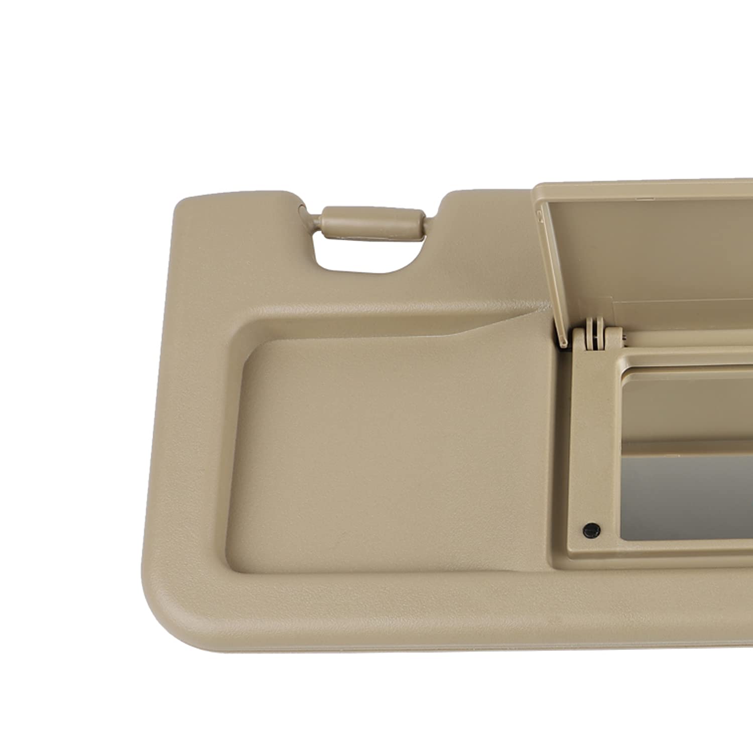 Nakuuly beige sun visors shown side by side for proper dual-side replacement.
