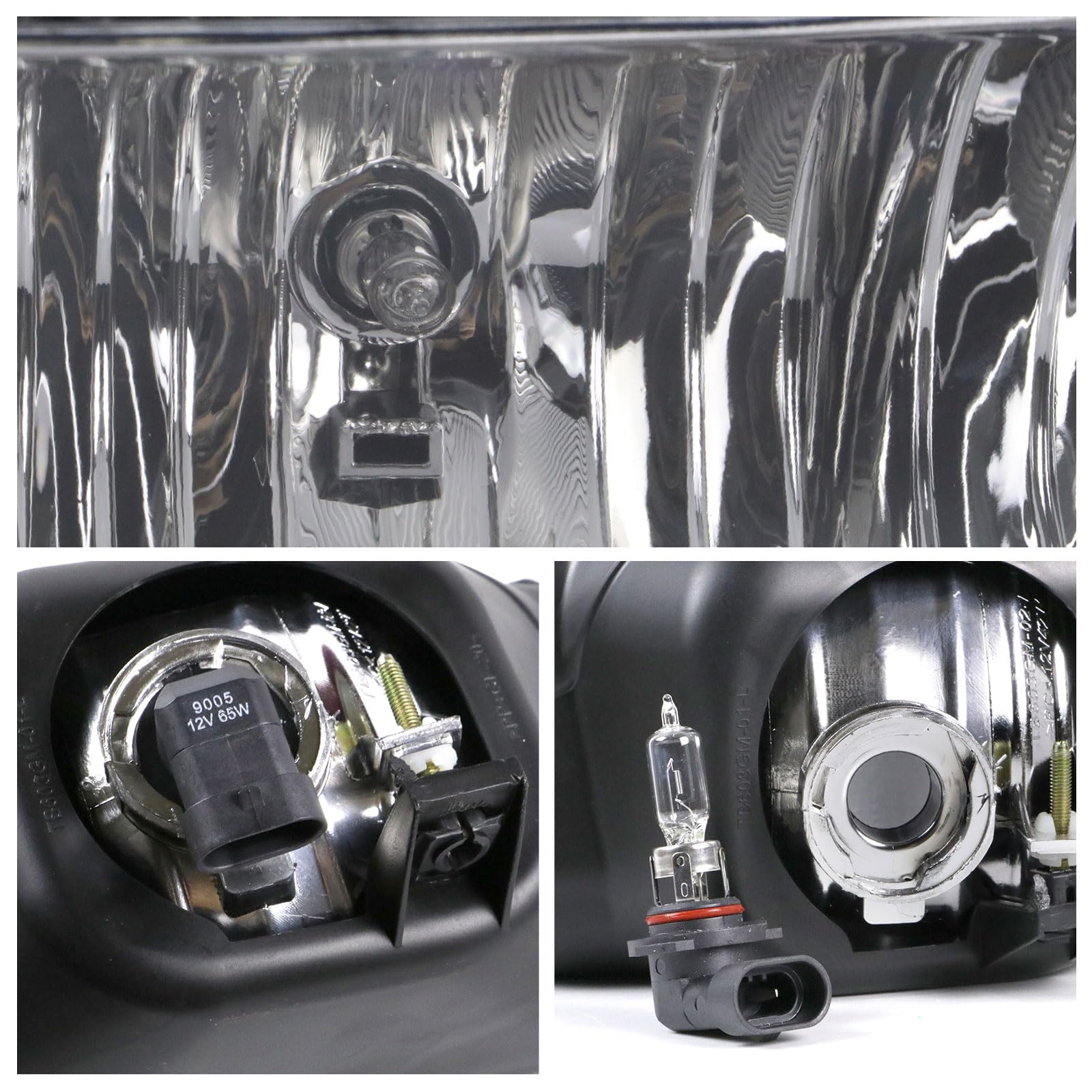 Nakuuly fog lamp left front for Silverado 1500HD 2500HD enhances night visibility