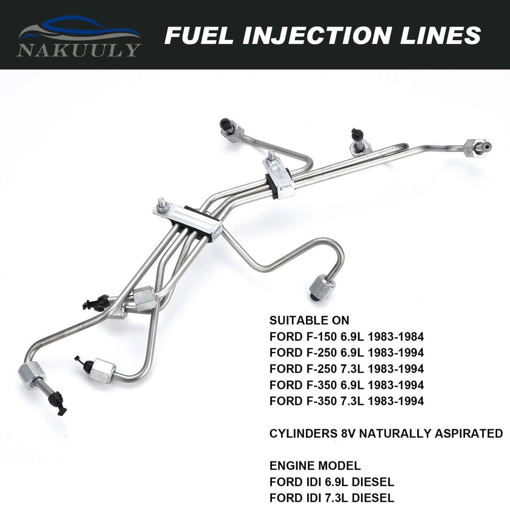Nakuuly injector lines clamps; anti-corrosion finish aids long-lasting performance