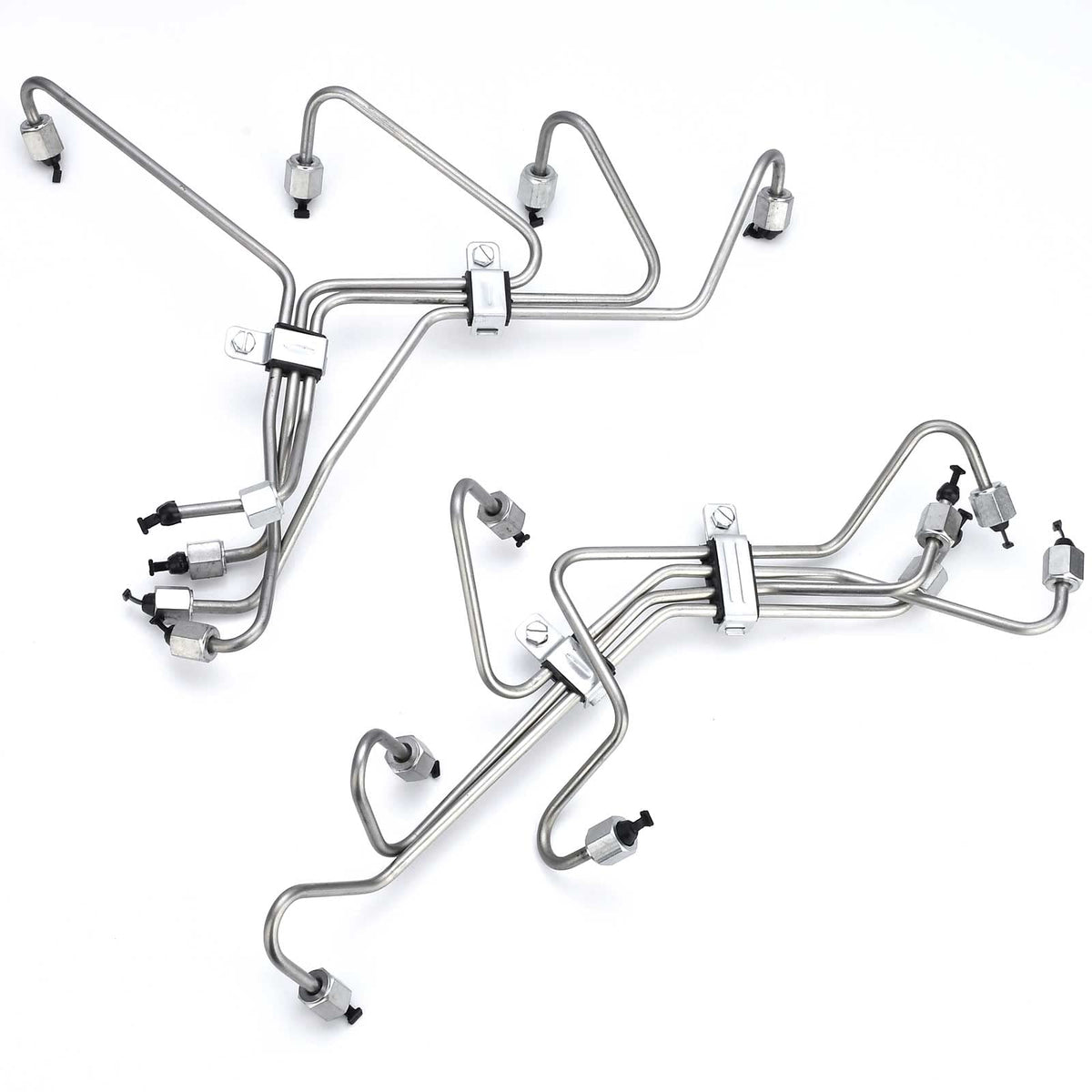 Nakuuly fuel injection lines set, front view; durable kit for Ford IDI engines