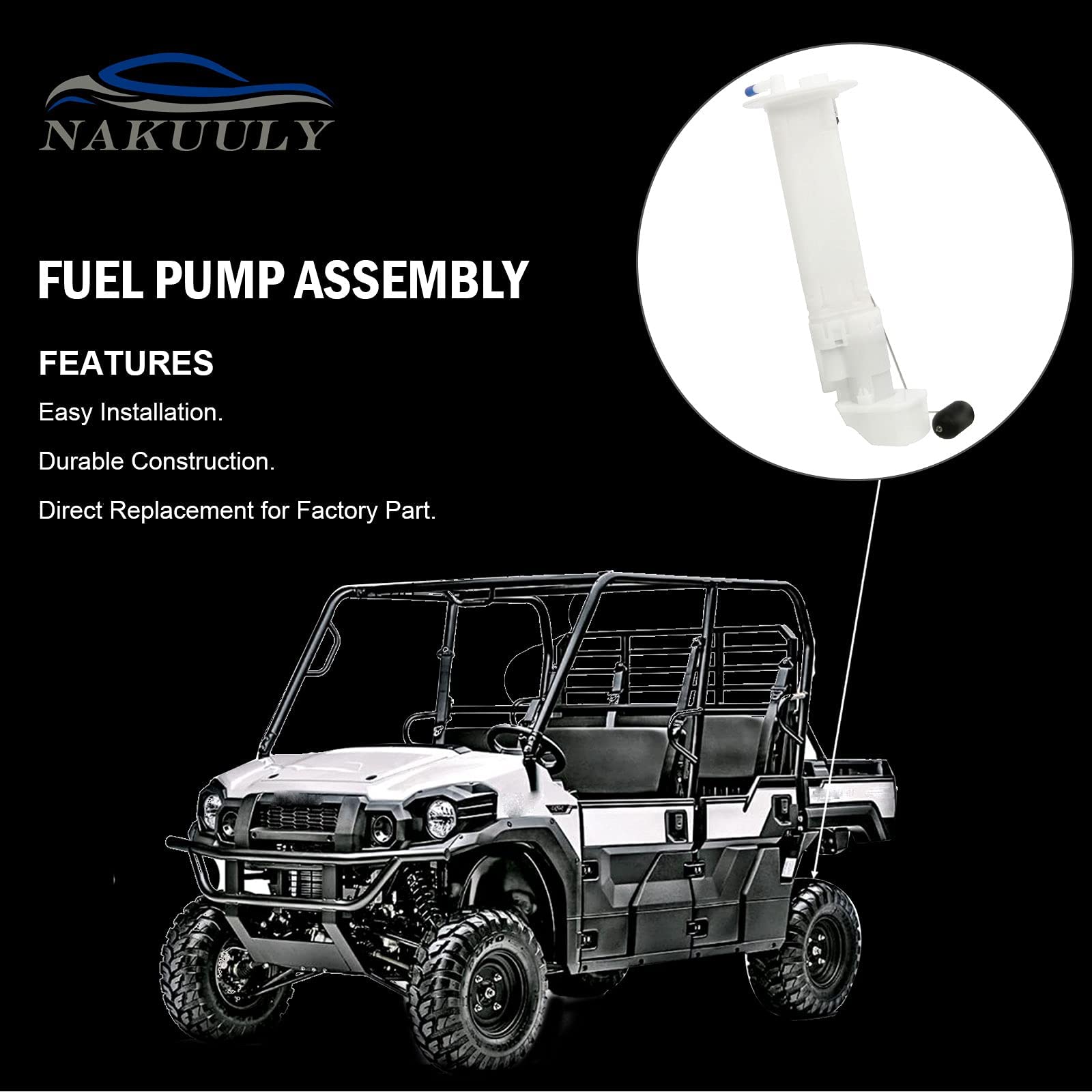 Nakuuly fuel pump module for Kawasaki Teryx4 750 image highlights efficient operation.
