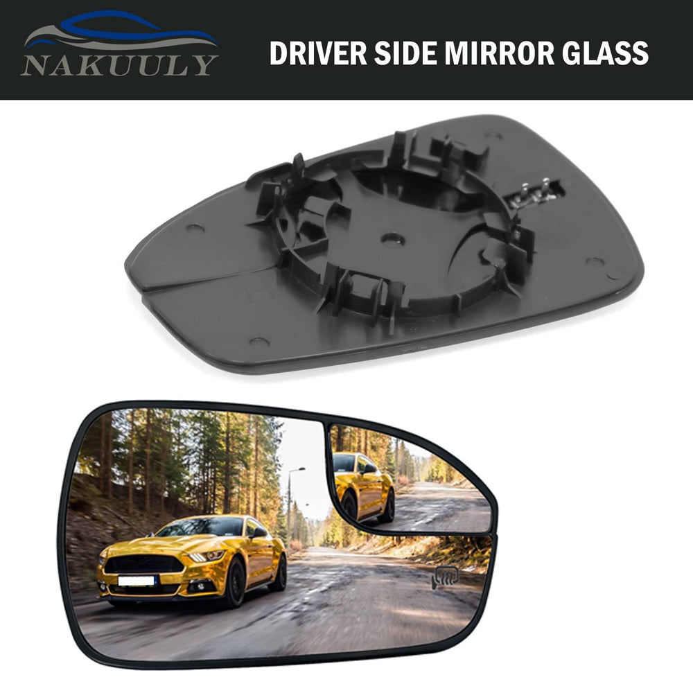 Nakuuly heated convex glass preserves clear sight in rain or fog